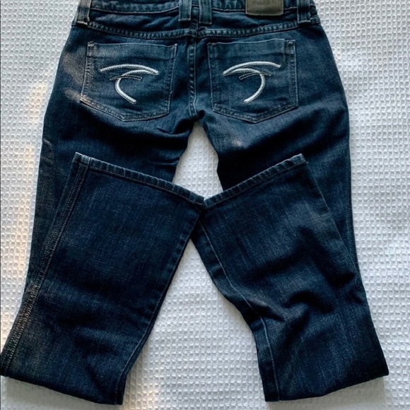 frankie b. women's 27 low rise bootcut jeans - Picture 2 of 9